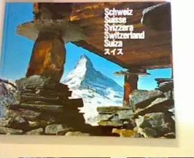 Couverture du produit · Schweiz Suisse Svizzera Switzerland Suiza