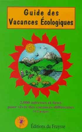 Couverture du produit · Guide des vacances écologiques (édition 2000-2001)