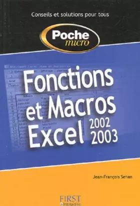 Couverture du produit · Fonctions et Macros Excel 2002-2003