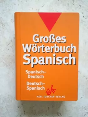 Couverture du produit · Großes Wörterbuch Spanisch - unbekannt