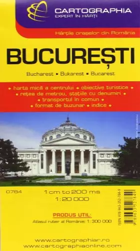 Couverture du produit · Plan Cartographia Bucarest