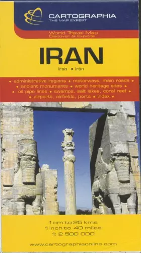 Couverture du produit · Carte Cartographia Iran