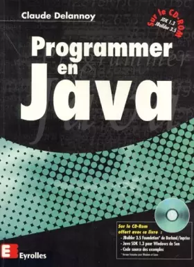 Couverture du produit · Programmer en Java (avec CD-Rom)