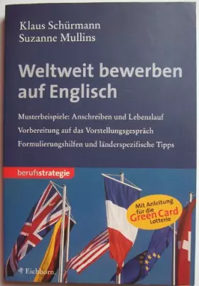 Couverture du produit · Weltweit bewerben auf Englisch.