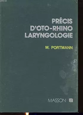 Couverture du produit · Précis d'oto-rhino-laryngologie