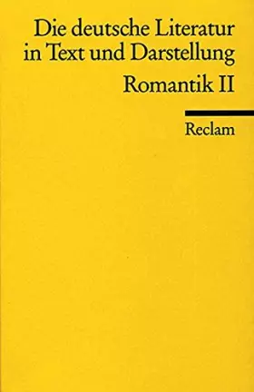 Couverture du produit · Die deutsche Literatur 9 / Romantik 2.