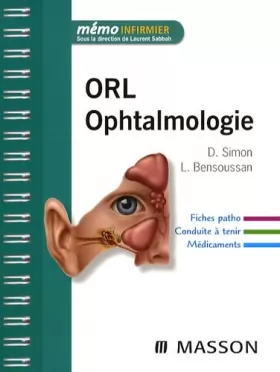 Couverture du produit · ORL Ophtalmologie