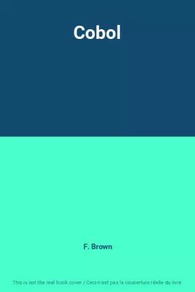 Couverture du produit · Cobol
