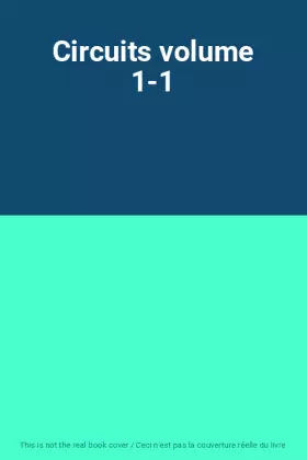 Couverture du produit · Circuits volume 1-1