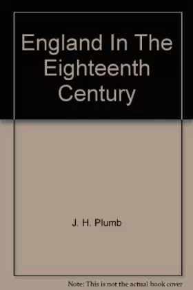 Couverture du produit · England In The Eighteenth Century