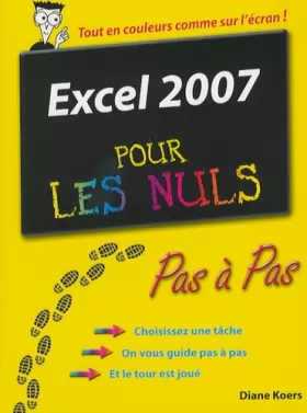 Couverture du produit · Excel 2007 Pas à Pas Pour les Nuls