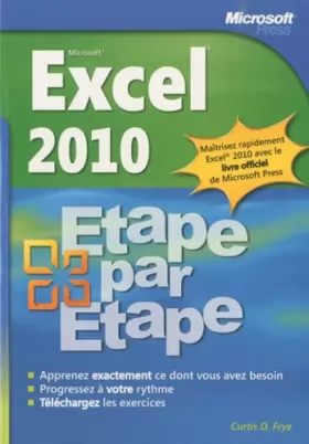 Couverture du produit · Excel 2010 - Etape par Etape: Etape par Etape