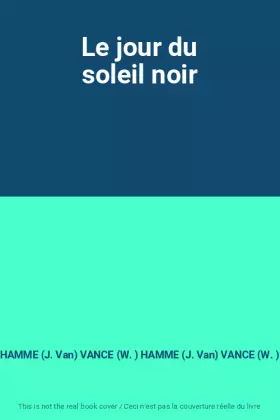 Couverture du produit · Le jour du soleil noir