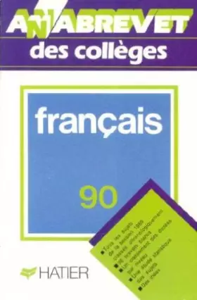 Couverture du produit · Annabrevet 1990, Brevet des collèges Français, numéro 3