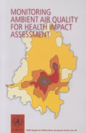 Couverture du produit · Monitoring Ambient Air Quality for Health Impact Assessment