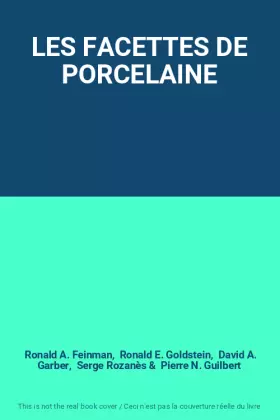 Couverture du produit · LES FACETTES DE PORCELAINE
