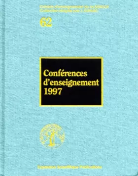 Couverture du produit · Conférences d'enseignement 1997
