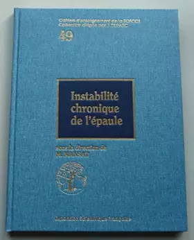 Couverture du produit · Instabilité chronique de l'épaule