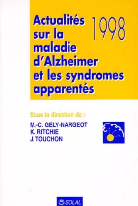 Couverture du produit · Actualités 1998 sur la maladie d'Alzheimer et les syndromes apparentés