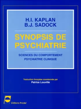 Couverture du produit · Synopsis De Psychiatrie. Science Du Comportement Psychiatre Clinique, 8eme Edition