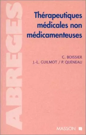 Couverture du produit · Therapeutiques Medicales Non Medicamenteuses