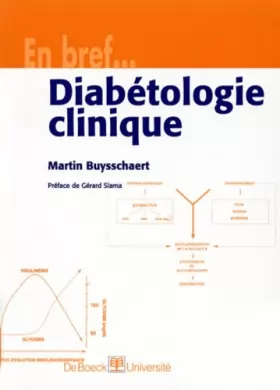 Couverture du produit · Diabétologie clinique