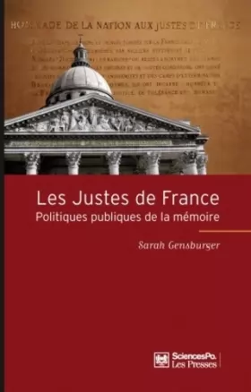Couverture du produit · Les Justes de France: Politiques publiques de la mémoire