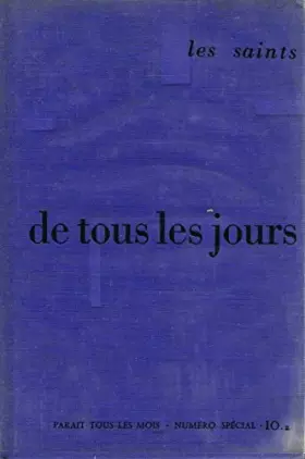 Couverture du produit · les saints de tous les jours d'octobre