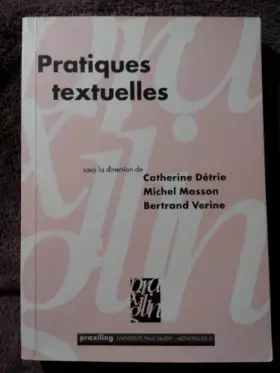 Couverture du produit · Pratiques textuelles