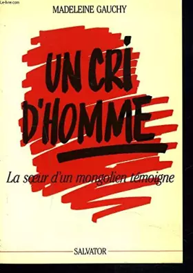 Couverture du produit · Un cri d'homme