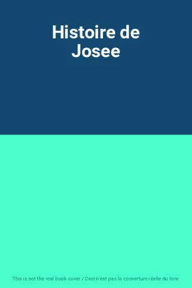 Couverture du produit · Histoire de Josee
