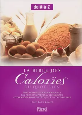 Couverture du produit · La Bible des calories du quotidien
