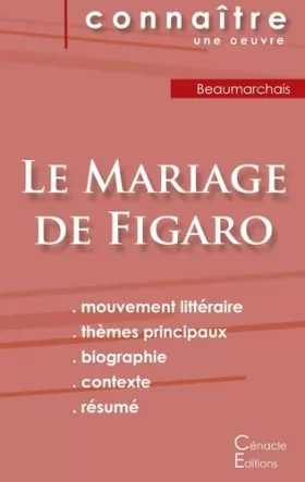 Couverture du produit · Fiche de lecture Le Mariage de Figaro de Beaumarchais (Analyse littéraire de référence et résumé complet)