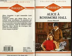 Couverture du produit · Alice a rosemore hall - lord and master