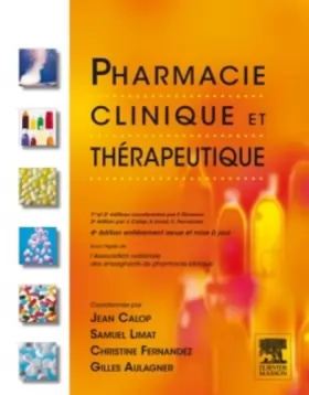 Couverture du produit · Pharmacie clinique et thérapeutique