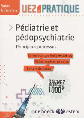 Couverture du produit · Pédiatrie et pédopsychiatrie