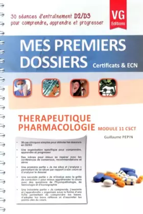 Couverture du produit · Thérapeutique Pharmacologie : Module 11 CSCT