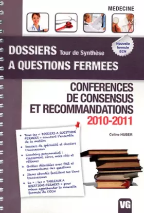 Couverture du produit · Conférences de consensus et recommandations 2010-2011