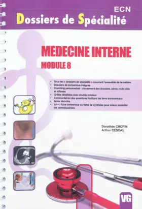 Couverture du produit · Medecine interne module 8
