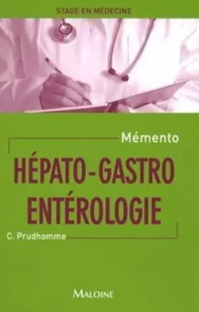 Couverture du produit · HEPATO-GASTROENTEROLOGIE - MSM