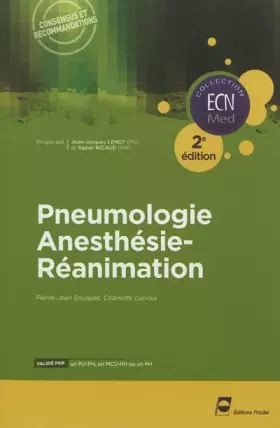Couverture du produit · Pneumologie Anesthésie-Réanimation