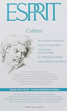 Couverture du produit · Revue Esprit Mars-Avril 2016 Coleres