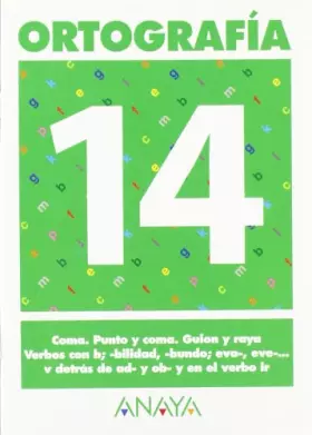 Couverture du produit · Ortografía 14.