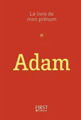 Couverture du produit · 50 Le Livre de mon prénom - Adam