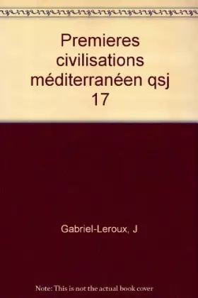 Couverture du produit · Les premières civilisations de la méditerranée