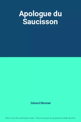 Couverture du produit · Apologue du Saucisson