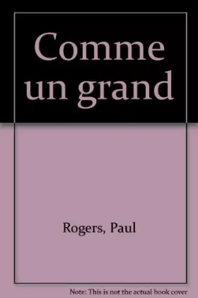 Couverture du produit · Comme un grand