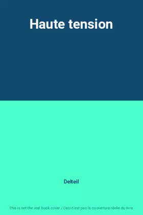 Couverture du produit · Haute tension