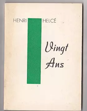 Couverture du produit · Vingt ans. Editions de Buthegnémont. Nancy. 1968. (Littérature)