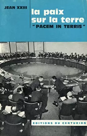 Couverture du produit · La paix sur la terre Pacem in terris / Jean XXIII / Réf34011